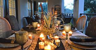 A Night Safari Dinner Party Party Table Settings Dinner Party Table Dinner Party Table Settings