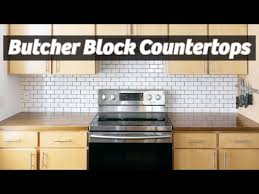 We sold the third countertop on craigslist and got our money back. Diy Butcher Block Countertops Ikea How To Make Youtube