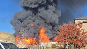 Massive fire in Lehi