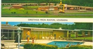 Ruston Louisiana Historic Postcard Collection Vintage Motor Courts Ruston Holiday Inn Ruston Louisiana