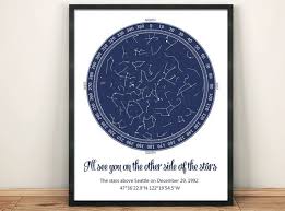 Constellation Poster Custom Star Map Digital Download Star