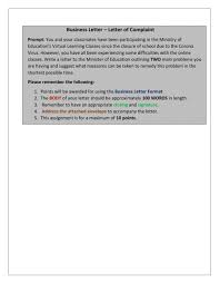 The ministry of education,heritage and arts serves to provide educational opportunities and information to all aspiring fijians. Business Letter Writing Worksheet