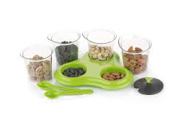 Buy Slings 3 Jar Multipurpose Storage Container Set Pickle Container With Spoons Clear Online At Low Prices In India Amazon In