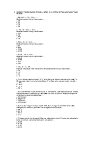Cara menghitung 31^2 = …. Doc Soal Mtk Sd Ummu Iffah Academia Edu