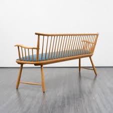 Vintage Schmuckstueck 50er Jahre Sitzbank Von Wk Moebel Neu Gepolstert 50er Jahre Mobel Jugendstil Mobel Sessel Gunstig