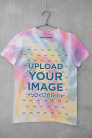 Download Tie Dye Mockup Generator Try 15k Mockups For Free Placeit