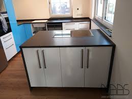 Rommerskirchen Ikea Kuche Mit Alexander Black Granit Arbeitsplatten Und Seitenwange