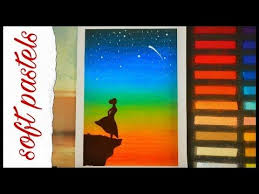 How To Draw Scenery Of Moonlit Night With Romantic Love Step By Step Youtube Pastel Art Canvas Painting Diy Oil Pastel Art Drawing with oil pastels is a fun activity that combines the characteristics of wax crayons and pastels.