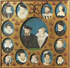 Catherine Of Medici And King Henry Ii Of France And The Members Of Their Family 17th Century Catherine De Medici Italian Art Old Portraits