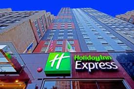 Holiday Inn Express Times Square New York New York Times Square And The Theaters Of Broadway Are Only Times Square New York Times Square Hotels City Hotel