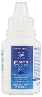 You'll find new or used products in contact lens solution on ebay. Eye Care Pharma Souples Lens Solution 50 Ml
