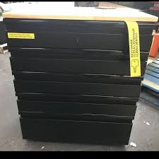 This tool chest is designed with a textured powder. Husky Heavy Duty Welded 18 Gauge Steel 5 Drawer Garage Base Cabinet In Black 28 For Sale In Dallas Tx 5miles Buy And Sell