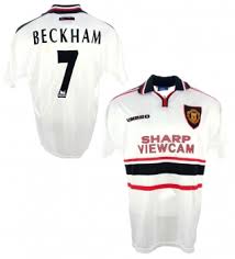 Where can i buy man united football shirts? Umbro Manchester United Trikot 7 David Beckham 1997 98 Sharp Weiss Herren S M L Xl Xxl Gunstig Online Kaufen Bestellen Shop Spieler Trikot De Marktplatz Retro Vintage Fussball Trikots Von Superstars