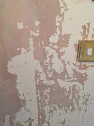 How Do I Paint This Wall This Isn After Removing The Wallpaper About Half Of The Wall Still Has The Old Paint Remaining I Can Scrape Of All The Remains Ofd But