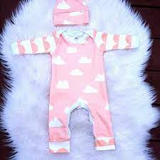 Trendy Baby Clothes On Cloud Nine Pink Romper Romper The Trendy Bunny Pink 0 3 Months The Trendy Bunn Baby Boy Clothes Newborn Baby Boy Outfits Newborn Outfits