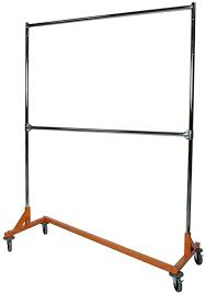 Heavy duty 'z' base to distribute weight evenly, lockable, and heavy duty wheels. Amazon Com Double Rail Medium Duty Z Rack Garment Rack Home Kitchen
