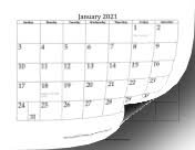 Yearly, monthly, landscape, portrait, two months on a page, and more. Printable 2021 Calendars