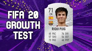Latest fifa 21 players watched by you. Riqui Puig Growth Test Fifa 20 Career Mode Youtube