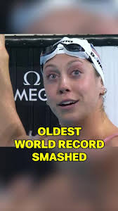Oldest World Record Smashed Gretchen Walsh made a statement at the 2024  Short Course World Championships, smashing the 50 fly world record