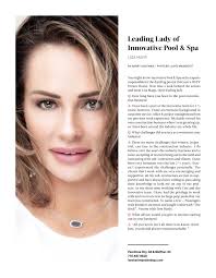 Dive in with our leading lady here at Innovative Pool and Spa!  #getwetwithinnovativepool #leadinglady #HGTV2020giveawayhome  #innovativepoolandspa #hiltonheadmonthly