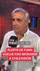 Vuelve Kike Morandé a Chilevisión