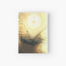 Gravity falls bill cipher reverse gravity falls gravity falls fan art. Gravity Falls Portal Hardcover Journals Redbubble