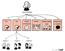 organizational structure for less huge large scale scrum