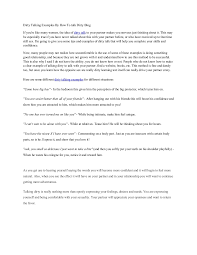 My partner was very sweet about it and. Dirty Talking Examples By How To Talk Dirty Blog