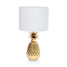 8 Oak Lane Pineapple Side Table Lamp Side Table Lamps Gold Table Lamp Lamp