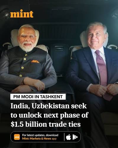 PM Modi in Tashkent: Prime Minister Narendra Modi arrived in Tashkent on a  state visit to Uzbekistan on 29 August where he was was warmly received by  President Shavkat Mirziyoyev at the