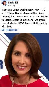 Gloria Marrero Chambers For 8th District Chair