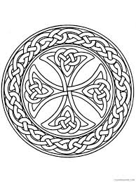 Celtic knotwork coloring page from celtic art category. Celtic Knot Coloring Pages Adult Adult Celtic Knot 5 Printable 2020 183 Coloring4free Coloring4free Com
