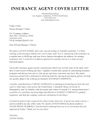 Insurance Agent Cover Letter Sample Resume Companion