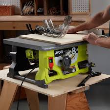 This aftermarket table saw blade guard doesn't come with an overhead mounting bracket. 8 1 4 Compact Table Saw Ryobi Tools