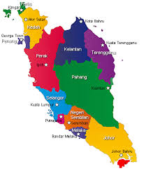 Kosong peta semenanjung malaysia | domain publik vektor. Taman Eko Rimba Jabatan Perhutanan Semenanjung Malaysia