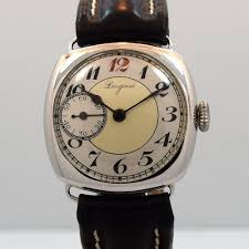 1912 Longines Silver Cushion Shaped Watch Vintage Watches Longines Classic Watches