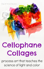 Teaching Preschoolers About Light With Cellophane Collages