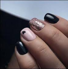 Nails Design Nails Art Gold Nails Black Nails With Glitter Rose Gold Nails Color for nails pink acrylic nails neon nails nail colors my nails pink ombre nails pink glitter nails pink nail art drip nails.