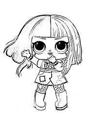 Coloring lol surprise miss punk glam club coloring page prismacolor markers | kimmi the clown. Pin By Ann Charlotte Viktoria On Novye Lol Lol Raskraska 5 Seriya 6 Seriya 7 Seriya Unicorn Coloring Pages Cute Coloring Pages Mermaid Coloring Pages