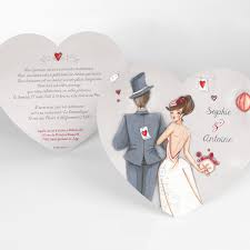 Bien plus qu'un faire part de mariage… une émotion ! Faire Part Mariage Tendre Espieglerie Gris Vert Mariage Coeur Simple
