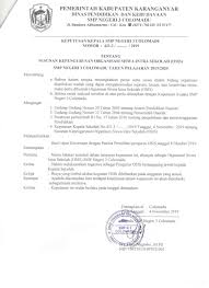 Bahwa penanggung jawab pembina osis di sekolah ini adalah kepala sekolah dibantu oleh guru sebagai pembina osis. Smpn 3 Colomadu Pelantikan Pengurus Osis Periode 2019 2020