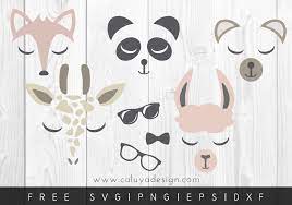 Download Free Animal Faces For Boys Svg Png Eps Dxf