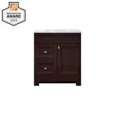 Home Depot Vanity In 2020 Home Depot Vanity White Sink Dark Brown Cabinets