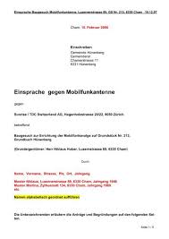 Einsprache Baugesuch Muster Angelica Kilie