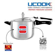 Want to make quick meals any time? Buy Ucook Premier Aluminium Inner Lid Pressure Cooker 5 Litre Silver Online At Low Prices In India Amazon In
