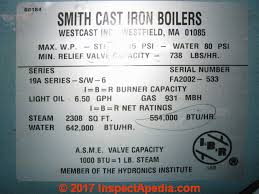 Heating Equipment Age Determination How To Read Data Tags