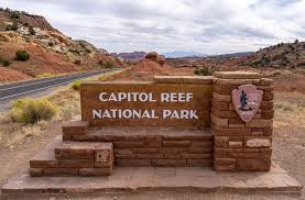 Standing in one spot within the park, visitors can see bright blue sky, white. Capitol Reef National Park Itinerary Best Things To Do In One Day