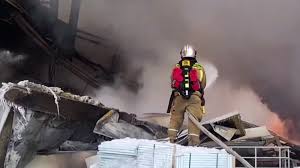 Fire damages 600 square metres at industrial boiler room in Leningrad region