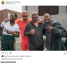Eddie murphy stars as shy dr. Eddie Murphy Will Smith And Wesley Snipes Share Photo Daily Mail Online