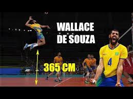 A physically imposing athlete and outside hitter, his vertical leap and power have made him one of european volleyball's biggest stars. Wallace De Souza Monster Of The Vertical Jump Volleybox